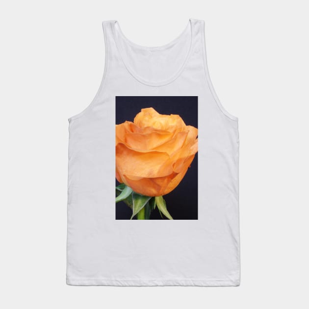 Orange Rose Tank Top by Colin-Bentham